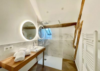 Salle de bain disnuy pour 3 personnes. dormir à proximité du parc disney à paris