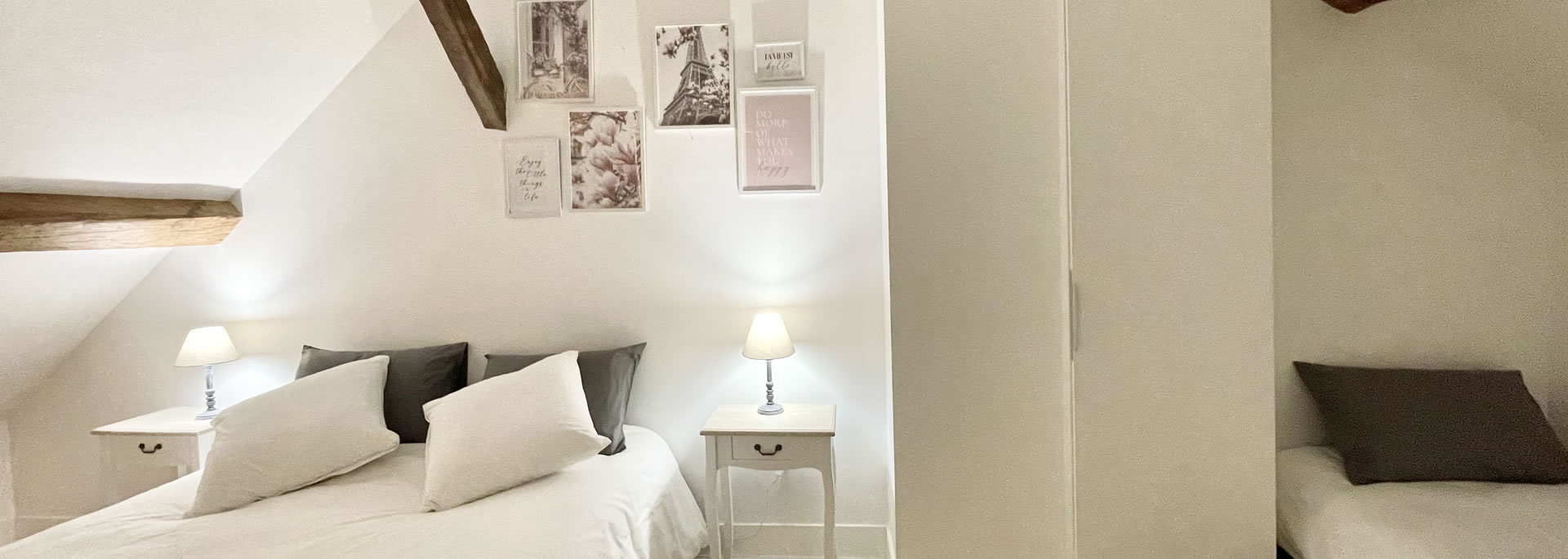 Chambre pour 3 personnes. dormir à proximité du parc disney à paris